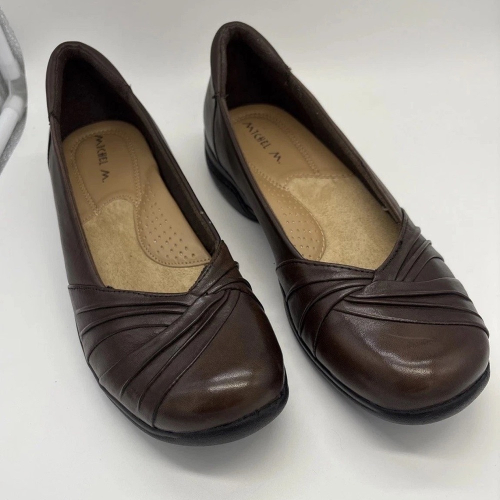 Michael M, Brown leather “Trina” 749194 size 9